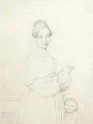 Madame Baltard et sa fille, Paule, 1836